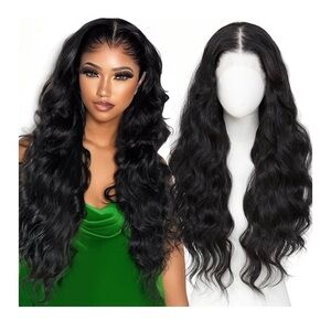 Luxurious Black Wavy Hair